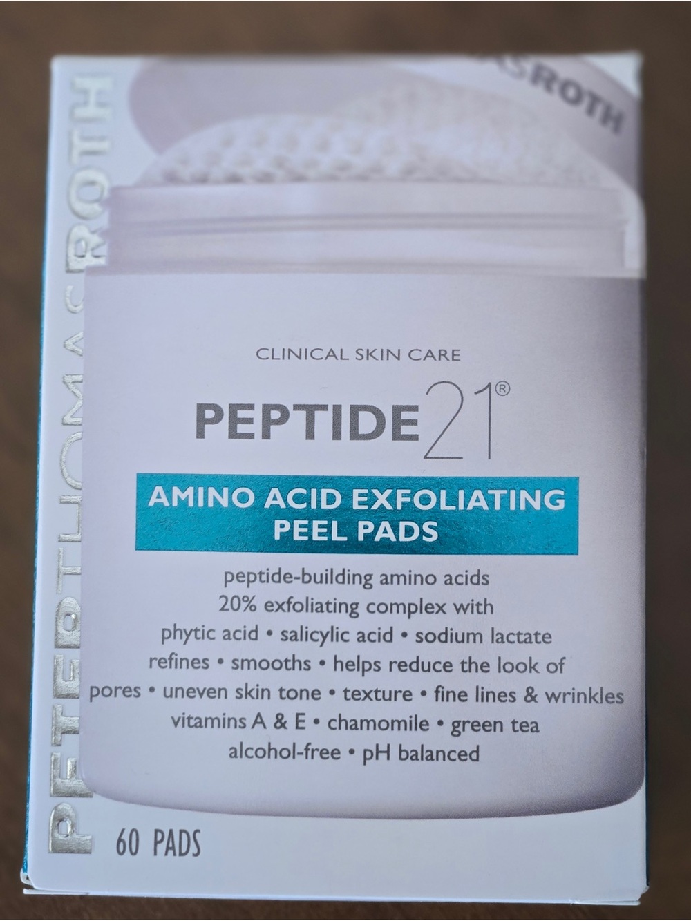 NWT PETH THOMAS ROTH PEPTIDE 21 AMINO ACID PEEL PADS